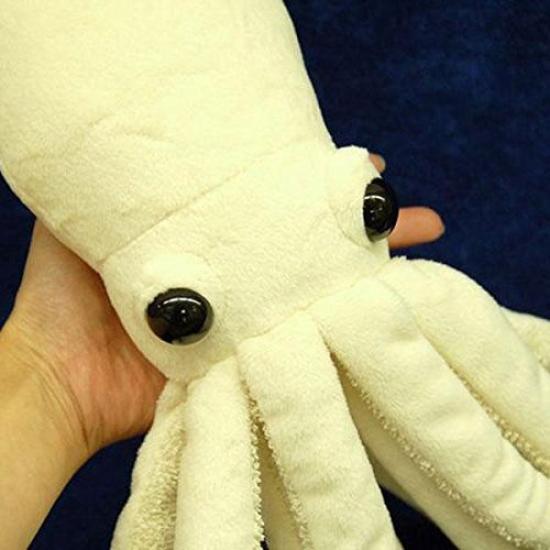 Deep Sea Creatures Series Giant Squid Plush Toy White 7430