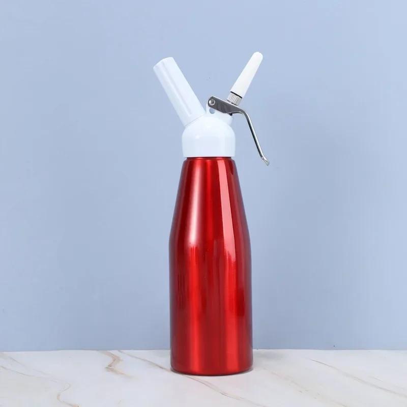 

1000 мл дозатор для взбивания сливок венчик для торта кофе молоко чай украшения инструменты для выпечки ремесленный вспениватель сливок с пластиковым декоративным носиком красный