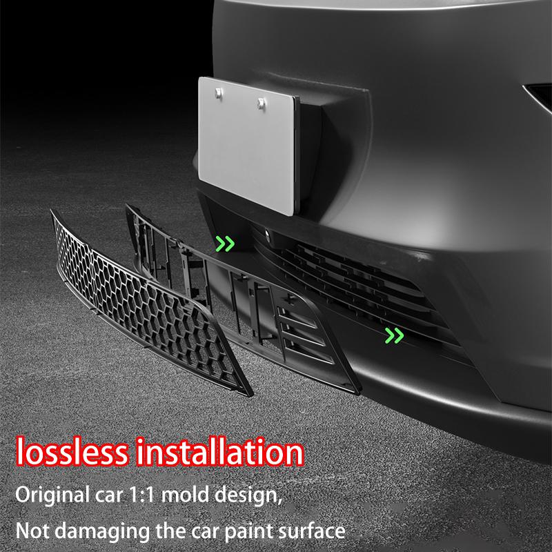 For Tesla New Model YL 2026 Launch 6-seater Version Lower Bumper Anti Insect Net Anti Dust Proof Inner Vent Grille Cover