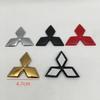 1 Stück ABS Beeinflusst nicht 47 mm für Mitsubishi Auto Emblem Lenkrad Mittelplakette Lenkaufkleber Abziehbild Styling Auto Zubehör