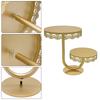 Multi Tiers Presentation Tray Display Stand for Sweet and Treats Decorative Round Metal Dessert Holder Parties Supplies