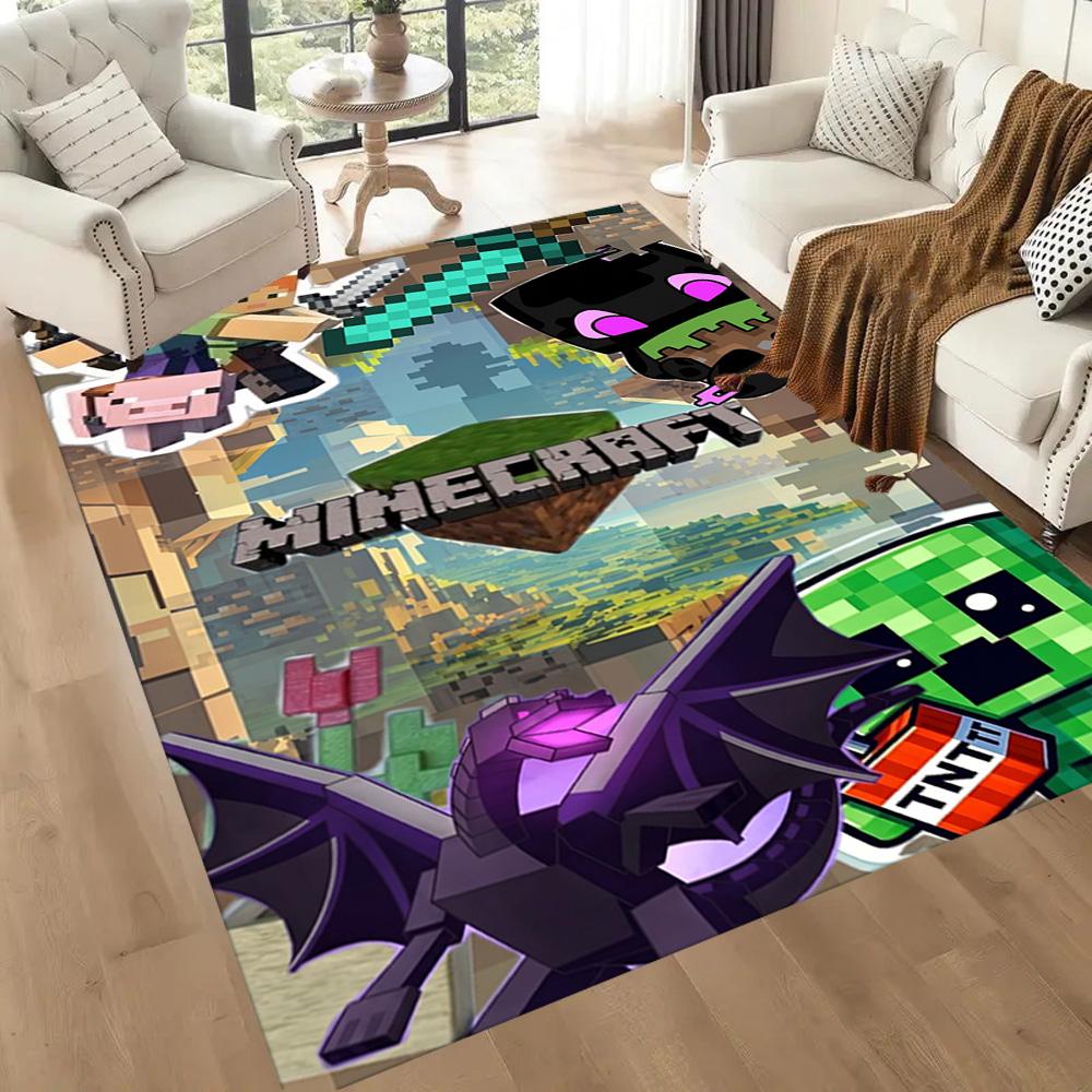 Minecraft 41 Floor Mat Design for Living Rooms Game Room Playrooms Decorate room Anti-slip Rug Anime Office Decor Gift for Festivals