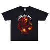 Britse Heavy Metal Rockband Satans Street Gedruikt Puur Katoen T-shirt Korte Mouwen Losse Pasvorm voor Zowel Mannen als Vrouwen