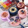 1 SET Retro Wood Handle Furnace Stove Pot Wax Seal Stamp Set Wax Spoon Lacquer Decorative Craft Gift Seal Wax Card Making SB002