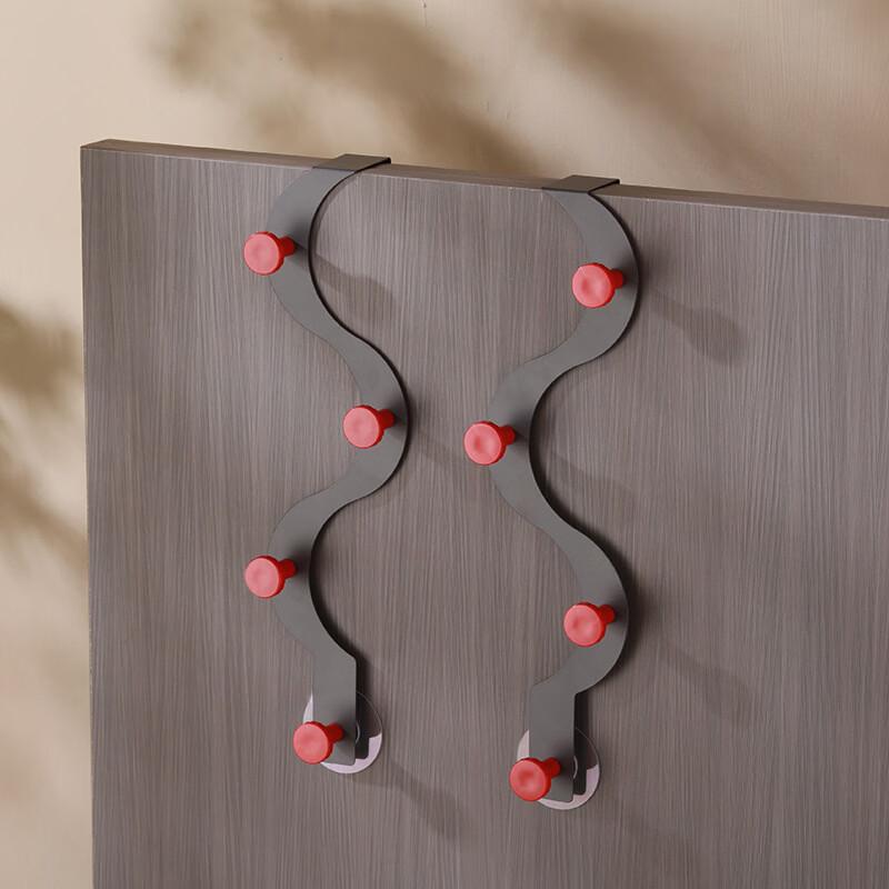 

ZNMW Wave Design Punch-Free Coat Hooks