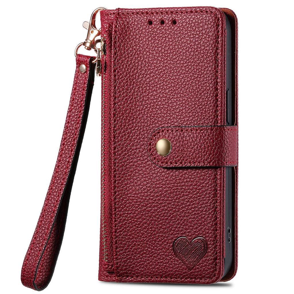 Wallet Case for Samsung Galaxy S25 S24 S23 S22 S21 S20 Ultra Zipper Pocket Purse with Wrist Strap, Stand RFID Flip Card Holder