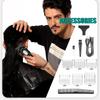 New VGR 900 T-shaped Blade Hair Clipper Transparent Body Electric Professional Men's Hair Clipper LED Intelligent Digital Carving Electric Thruster