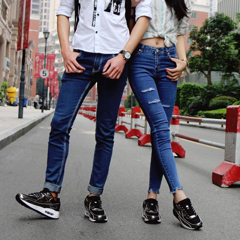 Men's Air Cushion Maximum Mesh Fly Woven Sports Shoes Men and Women Breathable Running Shoes Couple Shoes