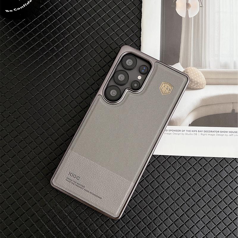 For Samsung Galaxy S23 S24 S25 Ultra Plus Case KIGC Ultimate Perfection Series Matte Leather Back Cover