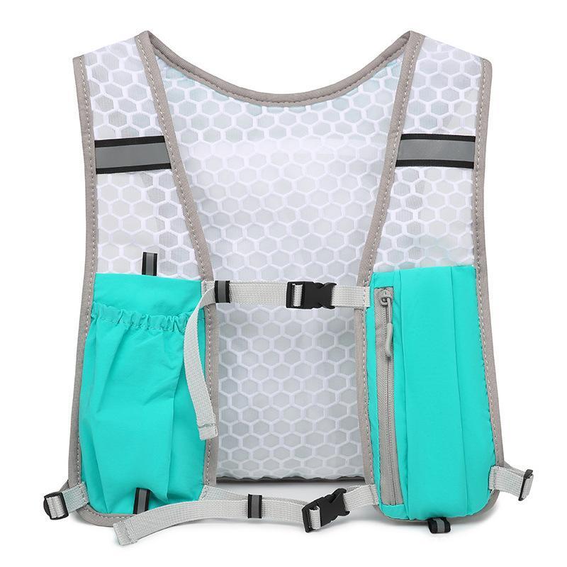 Breathable Running Hydration Vest 1Pcs Reflective Marathon Water Bladder Pack for Outdoor Triathlon Training Sports