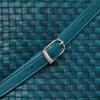 Horse Leather Mesh Thin Gusset Forest Blue [ARROWS&Company Ltd.] Pochette,