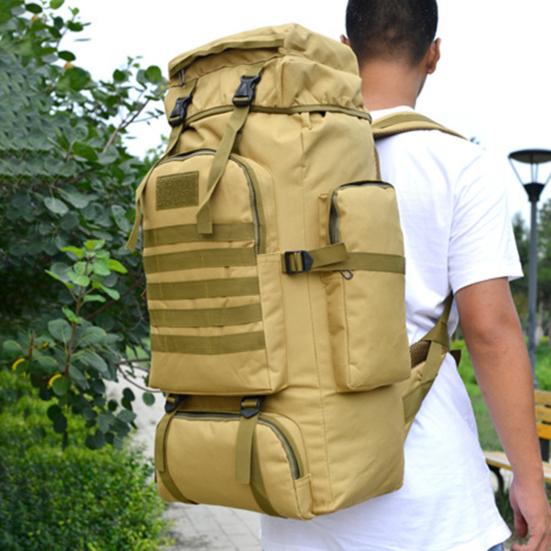 Military Tactical Backpack Men Large Capacity Trekking Backpack Outdoor Waterproof Backpack for Camping Hiking Travel Hunting