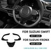 ABS Carbon Fiber Style Steering Wheel Button Frame Sticker for Suzuki Swift 2017-2025 & Fronx 2024-2025