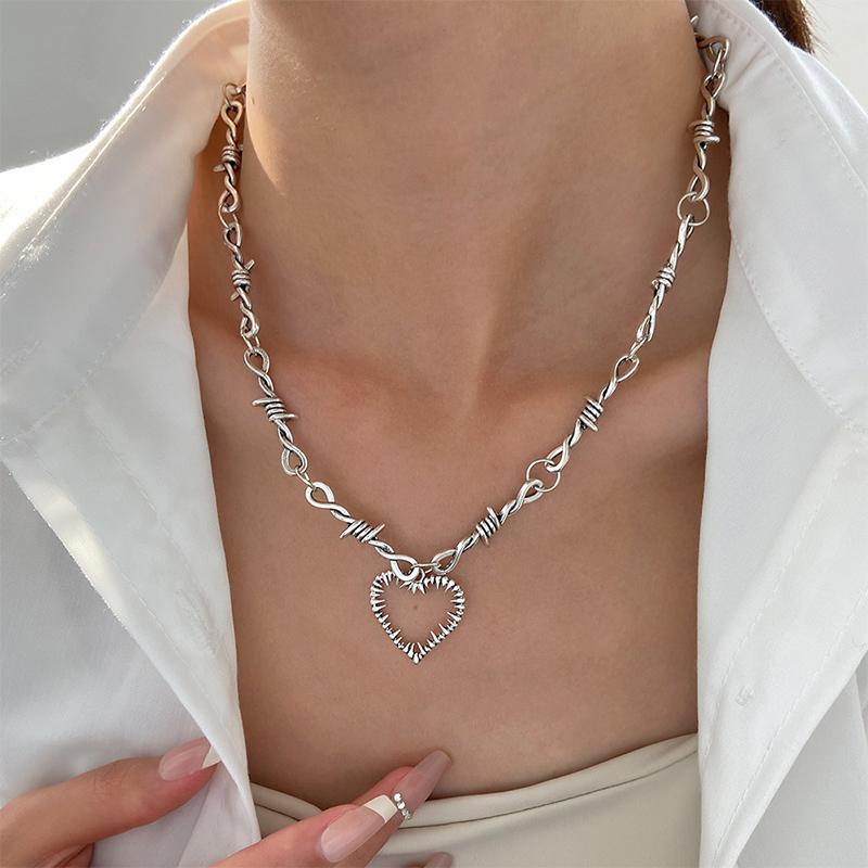 Love of Thorn Necklace Hip Hop Punk Trendy Necklaces