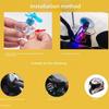 Motorcycle & Car Electric LED Colorful Lights Rotatable Airplane Wind-Powered Airplane Decor Car Motorcycle Bikes Bicycle Decor