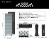 [MoooM JAPAN] MoooM Japan Campingmatte, Outdoormatte, extra dick 20 mm, Freizeitmatte, Schlafsackmatte, silberne Matte [2 Arten von Aufbewahrungstaschen enthalten]