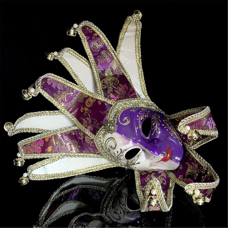 Masquerade Mask Halloween Full Face Mask Masquerade Full Face Mask Costume Accsessory for Halloween Carnivals Party
