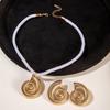 Alloy Conch Starfish Shell Thick Rope Necklace Versatile Trend Jewelry