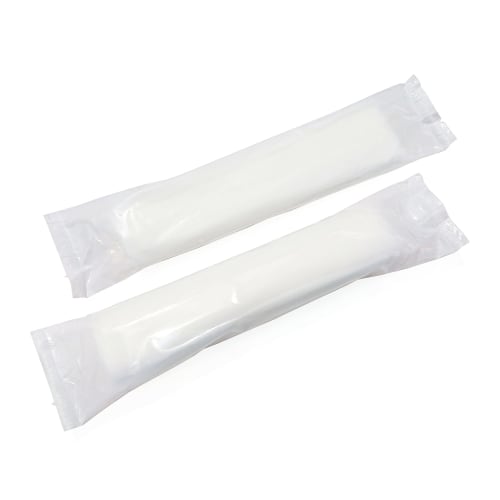 Kyushu Paper Disposable Hand Towels, Embossed, Round, Plain, 1,200 count, Individually Wrapped, for Commercial Use, Ideal for Restaurants, Cafes, and