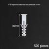 Plastic Expansion Tube Set with Screws and Rubber Plugs (5-12mm)