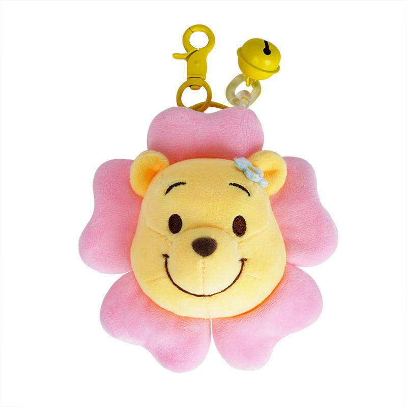 

Disney Strawberry Bear Fairy Plush Toy Keychain Doll 11cm Flower World Soft Short Plush Winnie