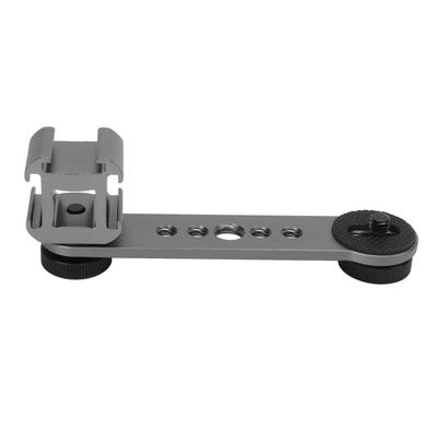 Suport de extensie triplu pentru încălțăminte rece din aliaj de aluminiu Adaptor de montare pentru suport pentru microfon pentru trepied