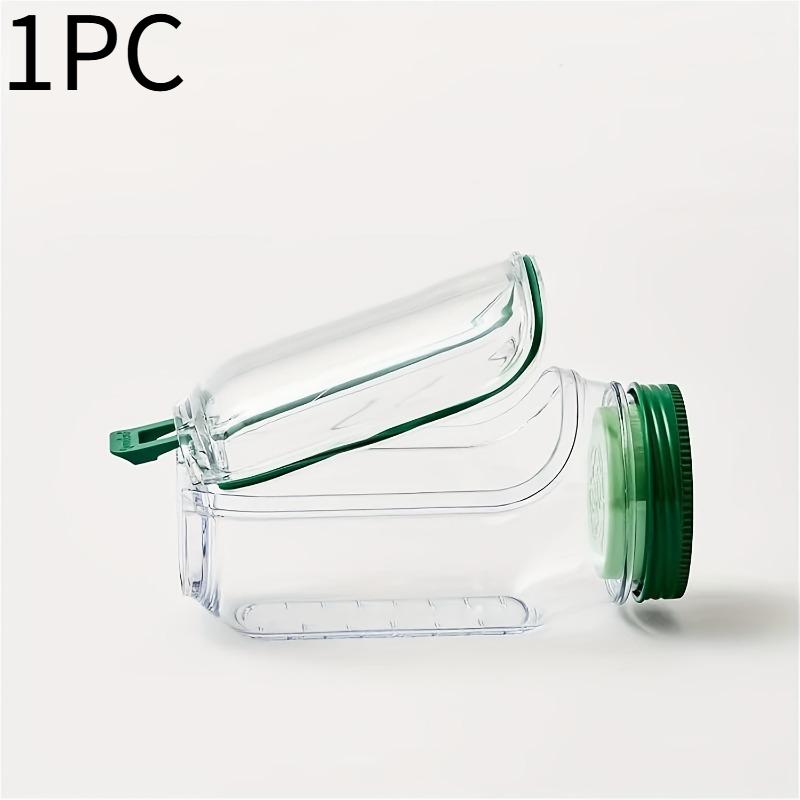 

1PC side open salad making storage tool, convenient lunch container with seasoning box Salad storage jar