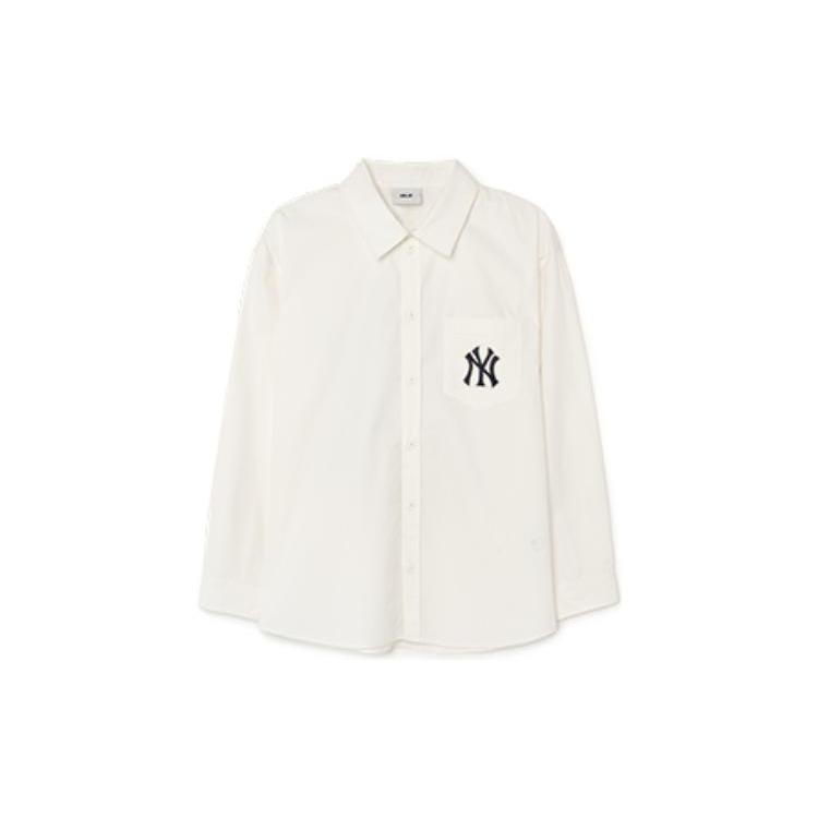New MLB New York Yankees Shirt Unisex Ivory 3AWSM0131-50IVS