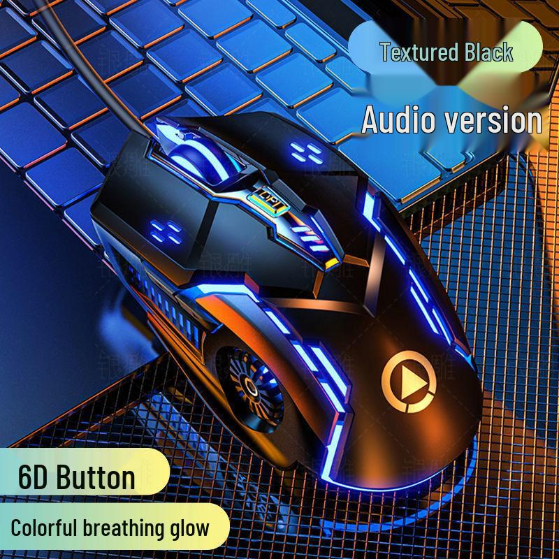 GW Wired Mechanical Gaming Mouse for PC and Laptop