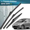 For Toyota Estima 2016-2019 2017 2018 Wiper Front & Rear Wiper Blades Windshield Windscreen Window Brushes 26"+16"+12