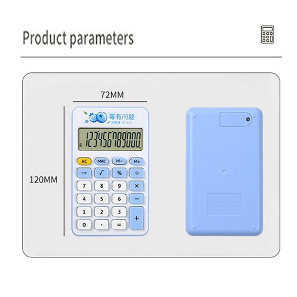 12-Digit Minimalist Mini Calculator Large LCD Display Electronic Calculator  Home