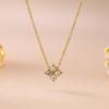 Zircon Four-Leaf Clover Jewelry Set: Bracelet, Necklace & Earrings In Luxury Diamond-Inlaid Stainless Steel
