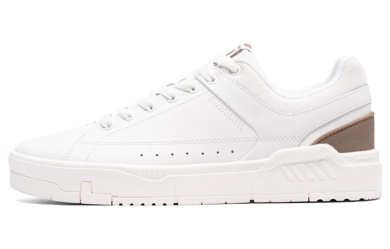Li Ning COMMON 70s Удобная амортизация, Износостойкие Низкие Скейтбордические Кроссовки Мужские Белый Коричневый AGCT043-2 41