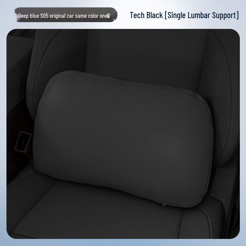 Deep Blue S05 Headrest: Lumbar & Neck Support Pillow for Car Interiors
