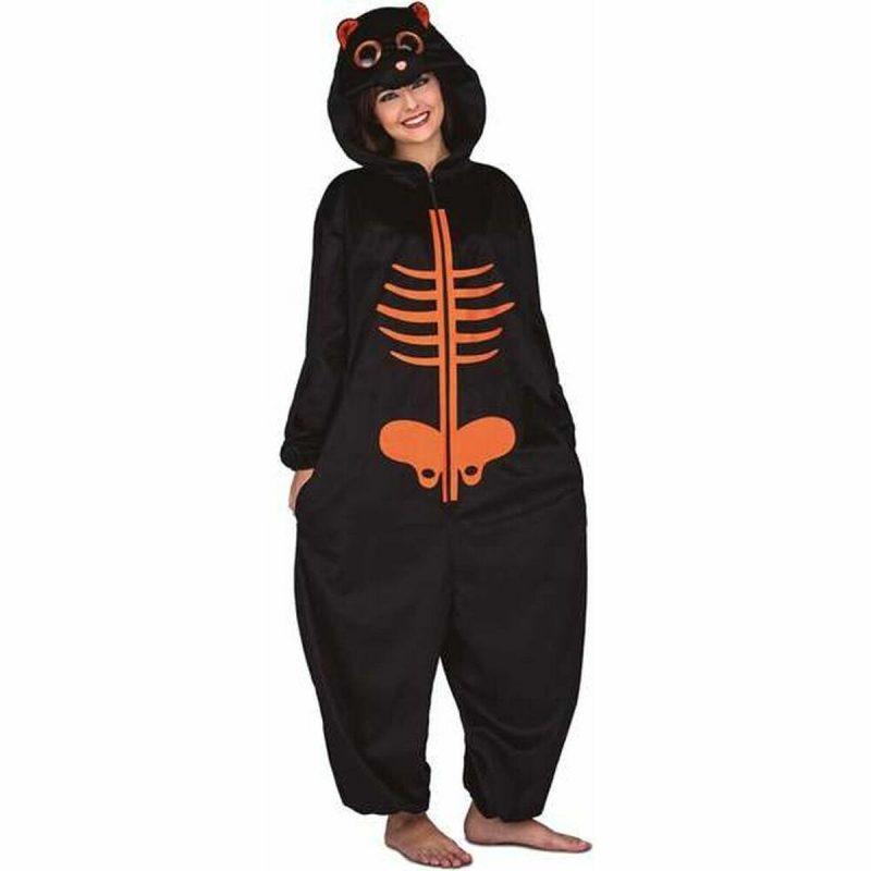 My Other Me-Adult Costume My Other Me Big Eyes Orange Skeleton M/L