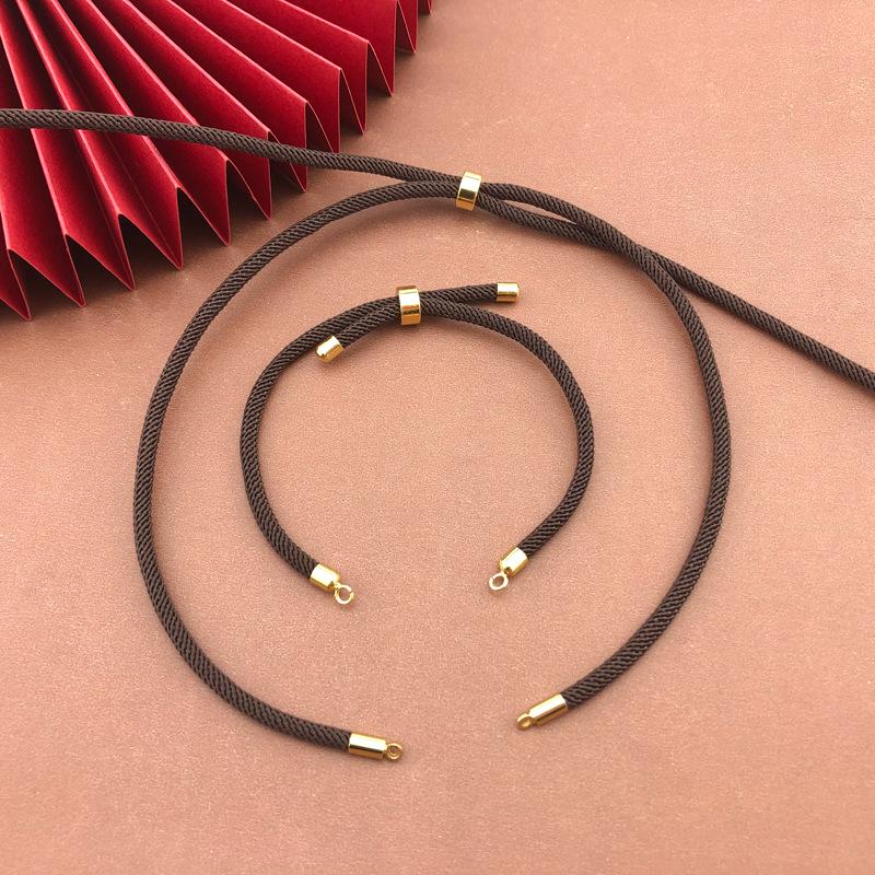 

Tibetan-Style 4mm Dzi Bead Necklace & Bracelet Rope for DIY Jewelry Projects