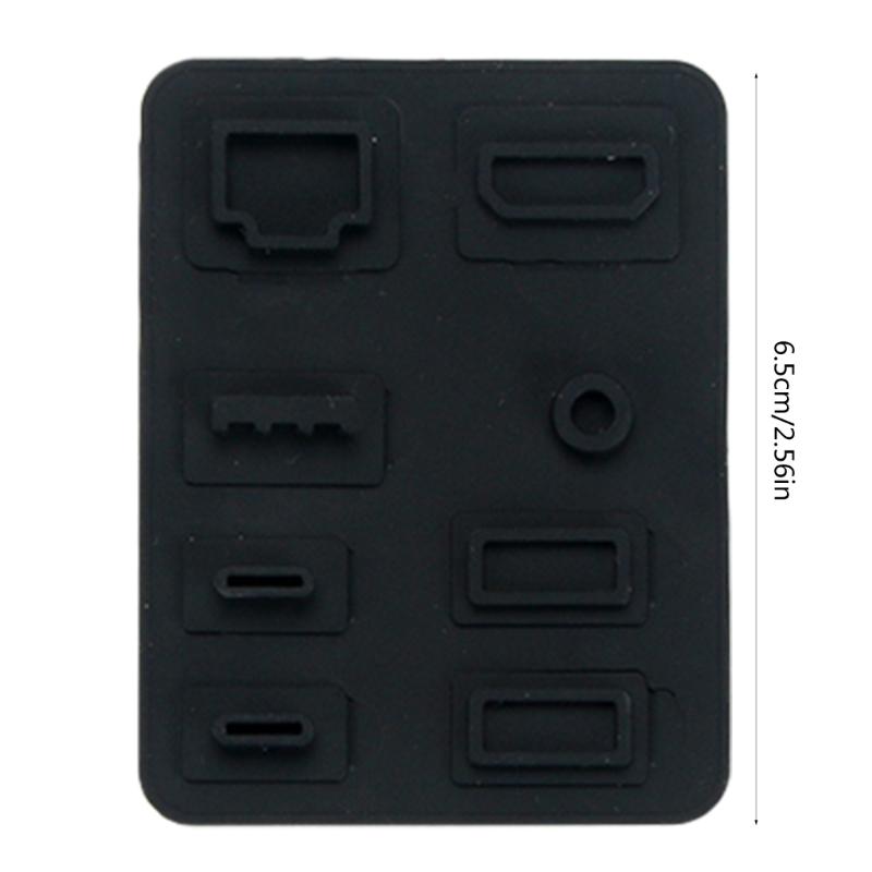 Host-Ladeanschluss Staubschutz Silikon Staubdichte Schutzabdeckung Spielkonsolen Ersatzteil für P5 Slim