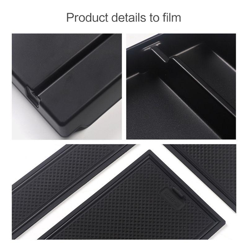 AA92-1 PCS Car Center Console Armrest Storage Box Organizer Tray Replacement Parts For IONIQ 5 + Car Accessories