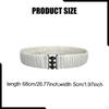 Elastic Waist Belt Casual Elegant Waistband for Winter Outwear Clothes