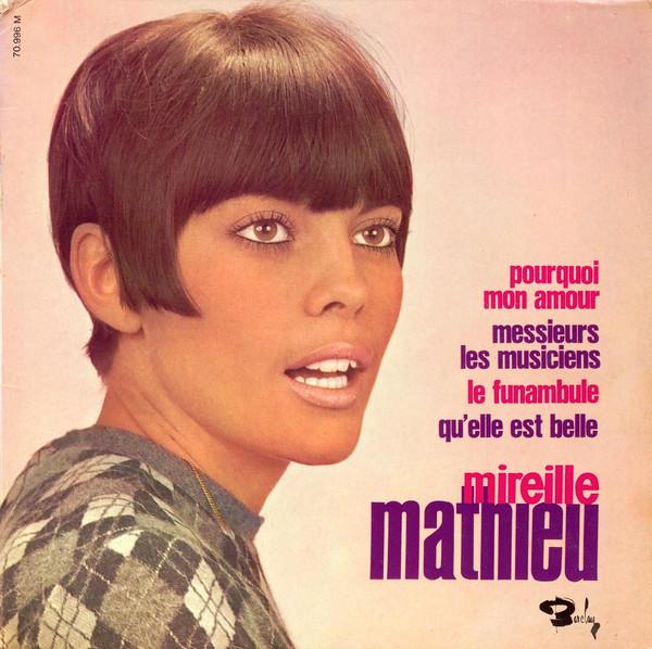 

7inch Record MIREILLE MATHIEU Pourquoi Mon Amour 70996 BARCLAY France Pop Used