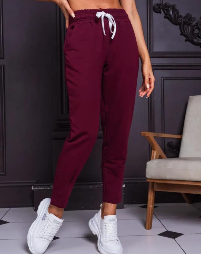 OZON Women's High-Waist Slimming Joggers with Pockets 