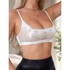 Women S Sexy Lace Wireless Push Up Bra Three Quarter Cup Thin Mold Cup Lingerie