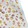 New Arrival Koi Fish & Gold Flower Nail Art Stickers - Wealth Attraction & French Flower Designs for Wearable Nail Decorations