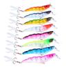 Minnow Lure for Specially Targeting Red Snapper13Full Attack Shrimp Feather Hook Lure Bait for Freshwater and Sea Fishing Imitat