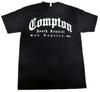 COMPTON T-shirt NWA 213 South Central Los Angeles CA Tee Adult's Black New