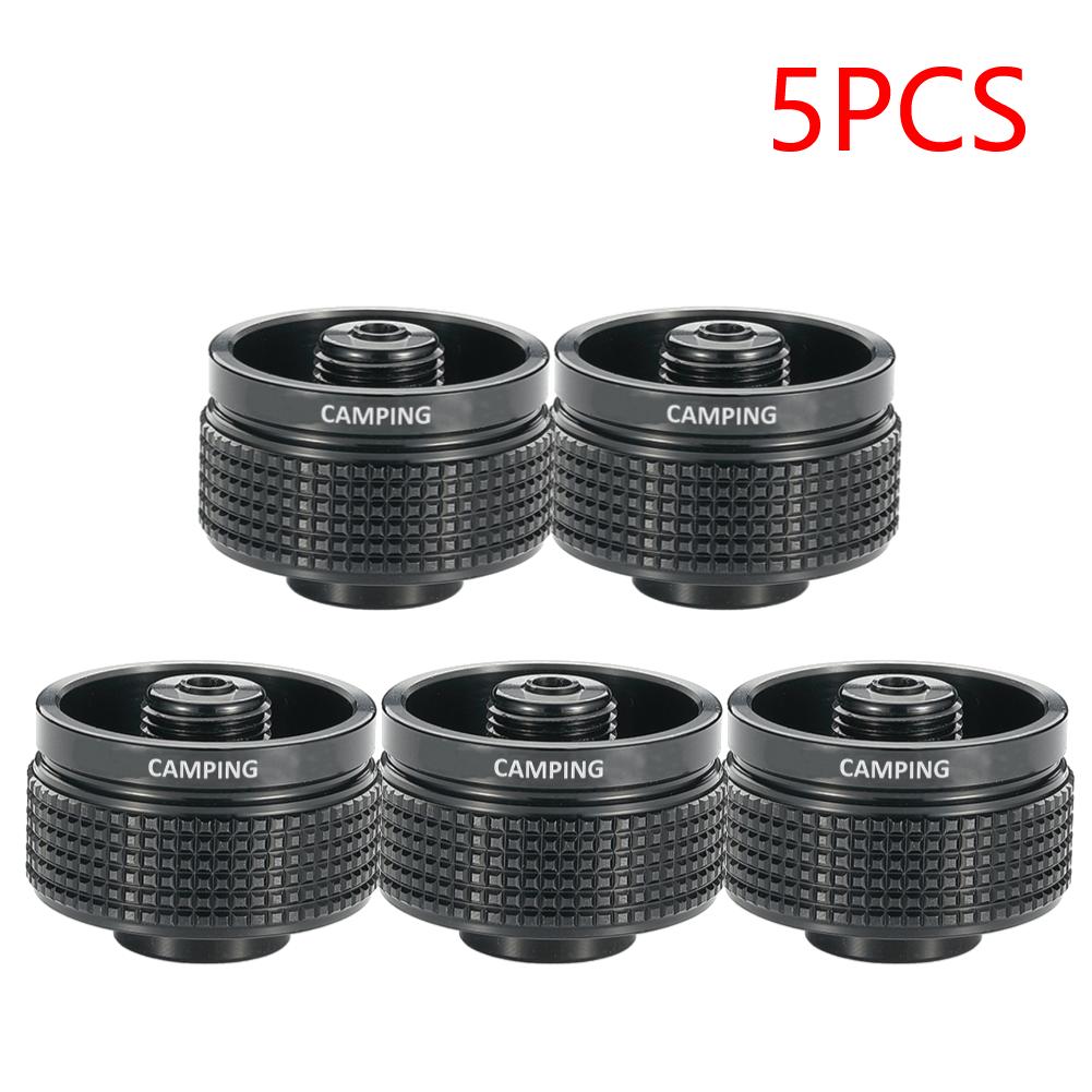 Aluminum Alloy Camping Stove Adapter Portable Stove Propane Adapter Small Gas Tank Adapter for Outdoor Backpack Hiking