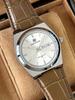 PABLO RAEZ Men's Dual Calendar Waterproof Quartz Watch with Leather Strap