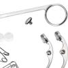 Trumpet Spit Valve Water Value Holders Accessory with Screws for Repairing Wind