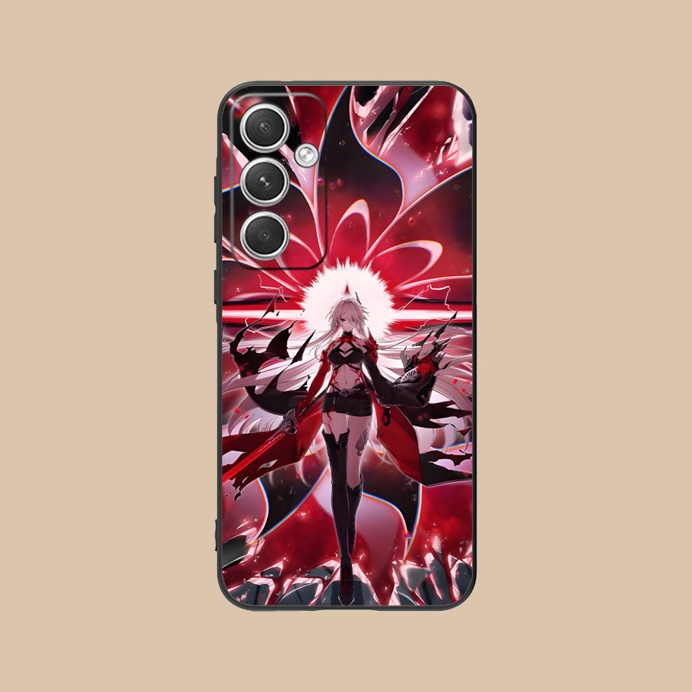 HSR Acheron Mattes TPU Handyhülle für Samsung Galaxy S26 S25 S24 S23 S22 S21 S20 Note20 Plus FE Ultra Buntes Cover