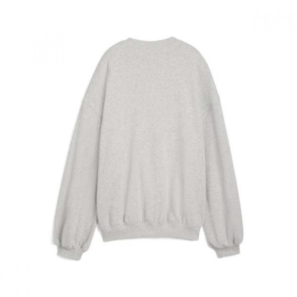 Puma X Rose Oversized French Terry Crew Sweatshirt Rosie 633803 10